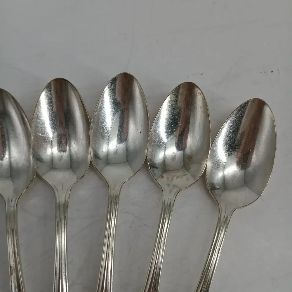 8X Tsp Wm Rogers 1937 Memory Hiawatha Teaspoon Silverplate Flatware